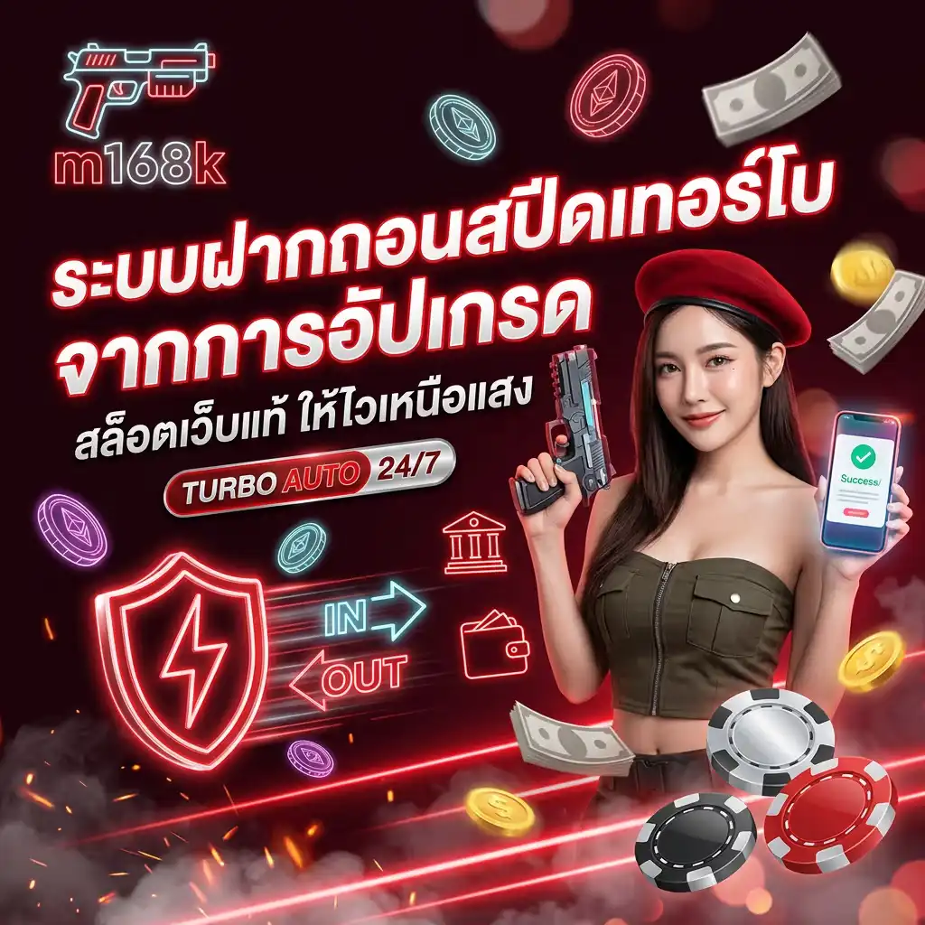 ระบบฝากถอนสปีดเทอร์โบ อัปเกรด สล็อตเว็บแท้ ให้ไวเหนือแสง