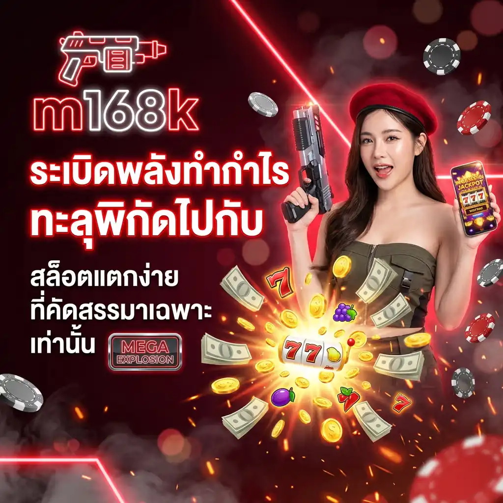 ระเบิดพลังทำกำไรทะลุพิกัดไปกับ สล็อตแตกง่าย ที่คัดสรรมาเฉพาะบน m168k เท่านั้น